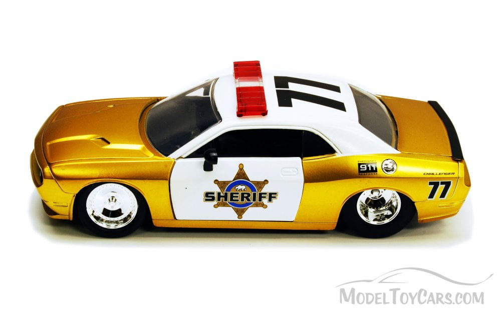 08 Dodge Challenger Srt8 Sheriff Gold 1 24 Diecast Car Model By Jada Walmart Com 08 Dodge Challenger Srt8 Sheriff Gold 1 24 Diecast Car Model By Jada Walmart Com