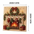 thumbnail image 3 of JWZZYD Christmas Decor Wreath Pearl Art Kit for Adults, 7.8x7.8 Inch Painting Kit With Frame, DIY Home Decor Wall Art, Beginner DIY Seasonal Party Gift 3D Pearl Sparkle, 3 of 6