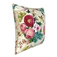 thumbnail image 2 of Kll Bird Butterfly Rose Decorative Throw Pillow Covers Velvet Soft For Couch Sofa Bedroom Living Room Outdoor -20"X20", 2 of 8