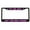 Black/Black/Purple, variant on I'm So Gay I Can't Even Drive Straight Style Metal License Plate Frame Personalized/Car Accessories Car Tag Holder Cover (Chrome/Silver/Red)