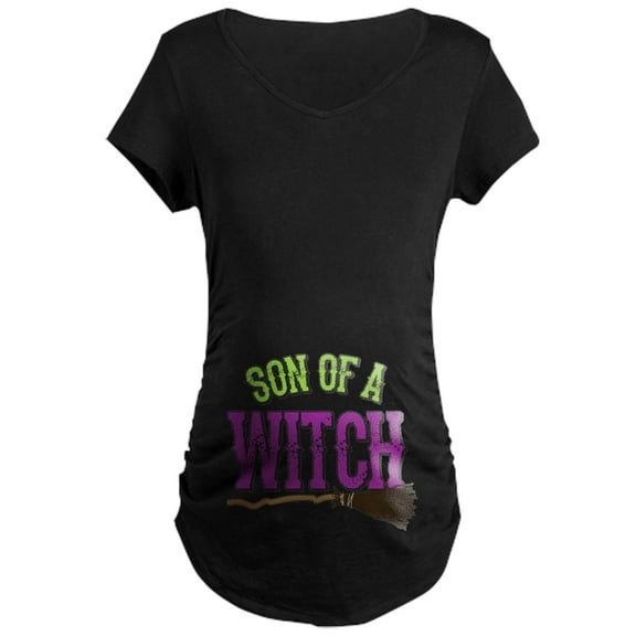 CafePress - Son Of A Witch Maternity Dark T Shirt - Maternity Dark T-Shirt