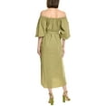thumbnail image 2 of STAUD womens  Reese Shirtdress, xs, Green, 2 of 3