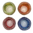 thumbnail image 1 of Candelabro de Cristal de Mosaico ANGGREK decoración 4 Piezas, 1 of 8