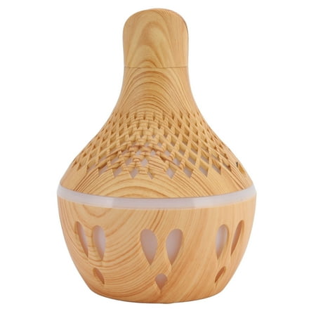 

Aroma Humidifier USB Powered Wood Grain Humidifier No Water Power Off For Bedroom