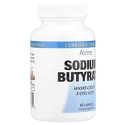 Sodium Butyrate Supplement – 60 Capsules – Gut, Liver & Digestive Support – Appetite Control & Energy Boost – Non-GMO