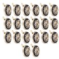 thumbnail image 3 of 20 piezas de cuero Zhivalor Twist Lock DIY bolsos caso aleación hebilla oro borde negro Clip 20MM, 3 of 8