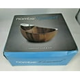 thumbnail image 2 of Nambe Serveware Collection Harmony Chip and Dip Bowl Measures at 12" x 65" Made with Acacia Wood and Nambe Alloy Designed by Wei Young, 2 of 6