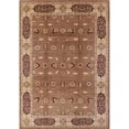 thumbnail image 1 of Ahgly Company Indoor Rectangle Mid-Century Modern Brown Sand Brown Oriental Area Rugs, 2' x 4', 1 of 6