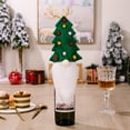 thumbnail image 4 of Matsuzay Cubierta de botella de vino de Navidad, decoración de fiesta de vacaciones, tela reutilizable, adorno de de Navidad para el hogar y la Type11 NO11, 4 of 6