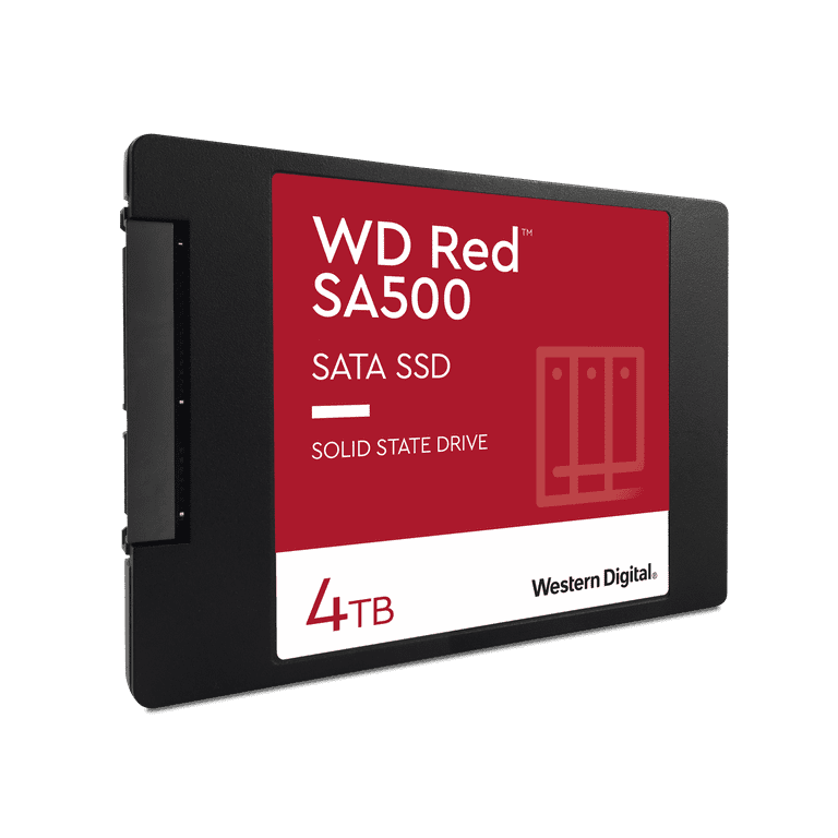 Western Digital 4TB WD Red SA500 NAS SATA SSD, Internal 2.5''/7mm