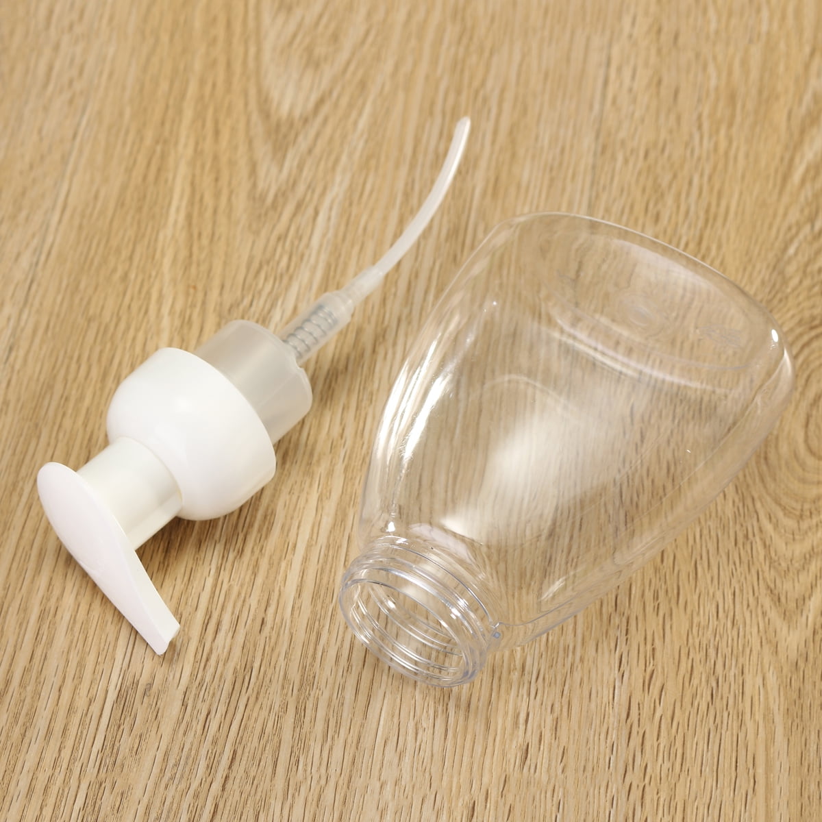 300ml Transparent Foaming Hand Soap Dispenser Foam Pump Bottle Liquid