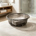 thumbnail image 6 of Thick Clear Plastic Basin, Large Laundry Wash Tub, Multipurpose Round Container for Face Bath Storage Household Bathroom Kitchen Indoor Use, 6 of 6