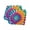 colorful tie-dye, variant on Colorful Tie-Dye Couch Cushion Covers Stretch, Washable Sofa Seat Covers Individual Seat Cushion Sofa Slipcovers Ethnic Modern Abstract Watercolor Couch Cover Furniture Protector S-1PCS