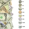 thumbnail image 2 of 20Pcs / Pack USD Paper Bar Atmosphere Props Money para Movie TV Video Novedad Herramientas de fotogr Abanopi Apoyos de dinero, 2 of 6