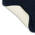 thumbnail image 3 of Mohawk Home Homespun Plush Fade/Stain Resistant Non-Slip Machine Washable Bath Rug, Indigo, 2' 3" x 3' 9", 3 of 7