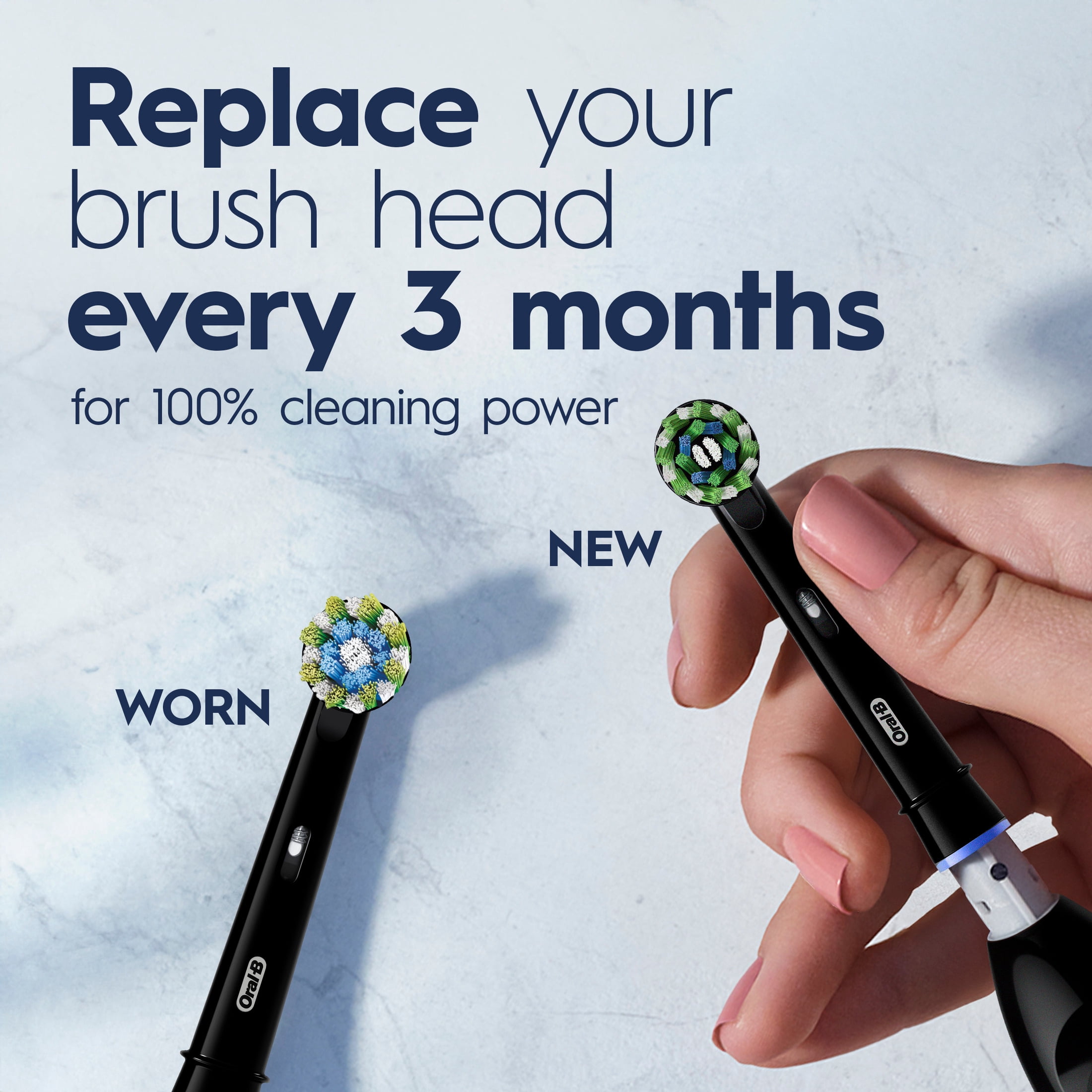 Oral-B Toothbrush, ProClean CrossAction, Battery Powered Electric