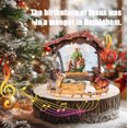thumbnail image 3 of Nativity Christmas Snow Globes - Nativity Sets for Christmas Indoor, 8" Large Snow Globe Lighted Christmas Nativity Decorations Indoor Home Décor with Music，Battery Powered, 3 of 5
