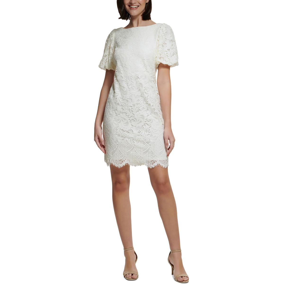 Jessica howard scalloped clearance lace shift dress