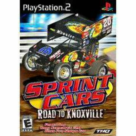 Sprint Cars: Road To Knoxville - Sony PlayStation 2 PS2 Tested & Working Great Shape!