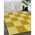 thumbnail image 2 of Ahgly Company Indoor Rectangle Patterned Bold Yellow Area Rugs, 4' x 6', 2 of 6