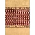thumbnail image 1 of Ahgly Company Indoor Rectangle Abstract Brown Modern Area Rugs, 5' x 7', 1 of 4
