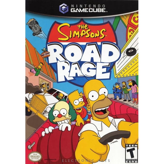 Restored The Simpsons: Road Rage | Nintendo Gamecube