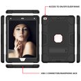 thumbnail image 2 of iPad 6th Generation Case, iPad 5th Gen Case, Dteck Heavy Duty Shockproof Kickstand Cover for Apple iPad 6th 5th Gen 9.7" 2018/2017, Black, 2 of 4