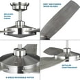 thumbnail image 5 of Progress Lighting P250071-009 P250071-009" Indoor Ceiling Fan - Nickel, 5 of 7