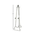thumbnail image 5 of DecMode Traditional Black Metal Easel with Fleur de Lis Designs and Support Chain, 21"W x 65"H, 5 of 18