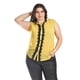 thumbnail image 1 of Blusa con detalle de encaje Roman Fashion /Tallas Extras, 8004 (Amarillo) amarillo 42, 1 of 6