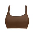 thumbnail image 4 of Yindaity Sexy Bikinis for Women Women Tankini Bathing Suits Ruffle High Waisted Swimsuit Tummy Control Swimwear (Brown,L), 4 of 4