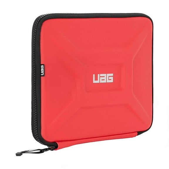 UAG Small Sleeve for 8-11-ich Devices Rugged Tactile Grip Weatherproof Protective Slim Secure Laptop/Tablet Sleeve, Magma