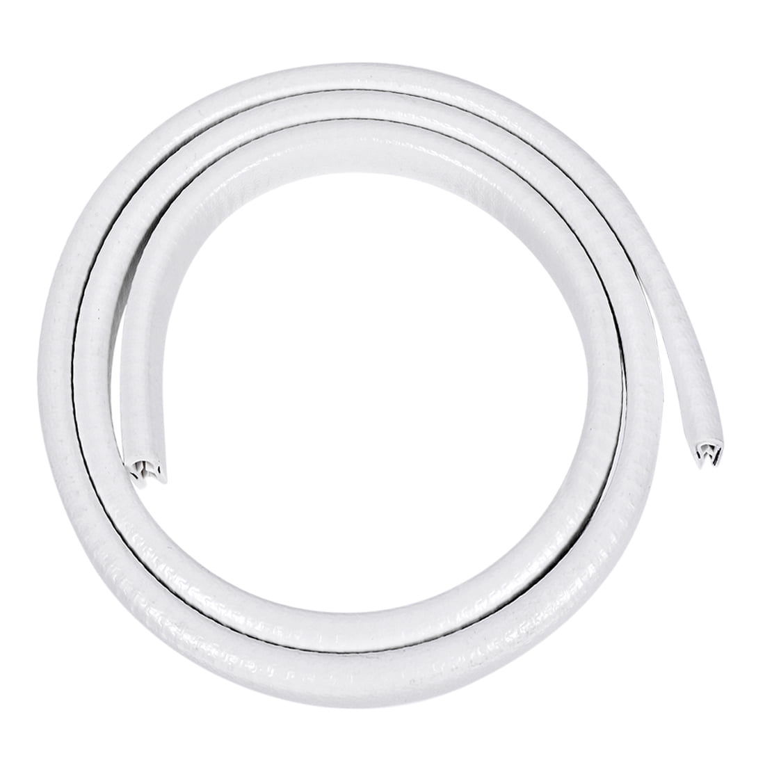 Edge Trim U Seal Extrusion White U Channel Edge Protector PVC Plastic w Iron Sheet Fits 1/16''9