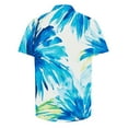 thumbnail image 4 of DDAPJ pyju Men's Hawaiian Shirts Short Sleeve Button Down Casual Shirts Summer Printed Tropical Floral Aloha Beach Shirts Clearance Sale Multicolor XXL, 4 of 6