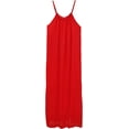 thumbnail image 2 of Women's Bikini Cover Ups Strappy Split Maxi Dress Chiffon Beach Dress for Summer Holidays, 2 of 7