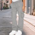 thumbnail image 2 of Gibobby Boys Pants Toddler Kids Little Boys Sweatpants 0-24Months 2T 3T 4T 5T 6T Basic Cozy Active Jogger Pants With Pockets School Pants Toddler Long Pants(9-10 Years,Light Gray), 2 of 6