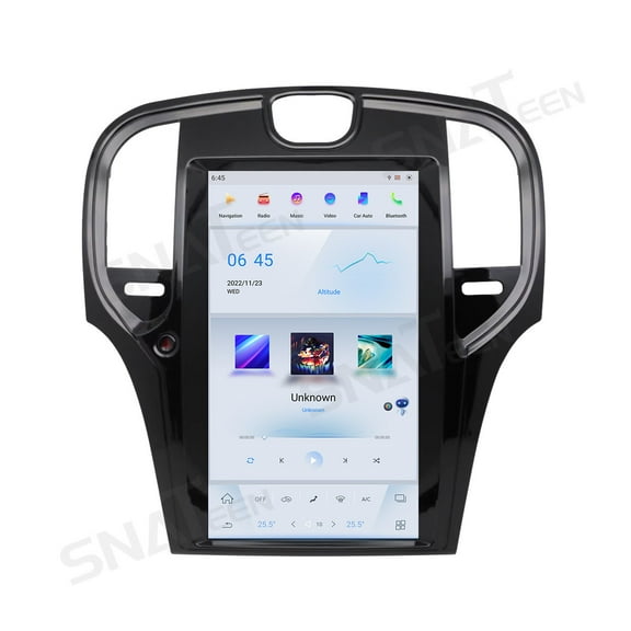 SNATEEN Android 13 Car Radio for Chrysler 300C 2013-2019 Head Unit Stereo 13.3 inch Touchscreen Wireless CarPlay GPS Navigation Multimedia Player