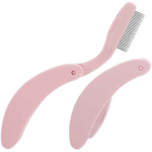 SHISUYAN 2Pcs Eyebrow Comb Metal Lash Comb Eyebrow Beauty Comb Eyebrow Makeup Tool Eyelash Comb