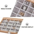 24 grid Jewelry Case Earring Organiser Jewelry Display Box Accessory