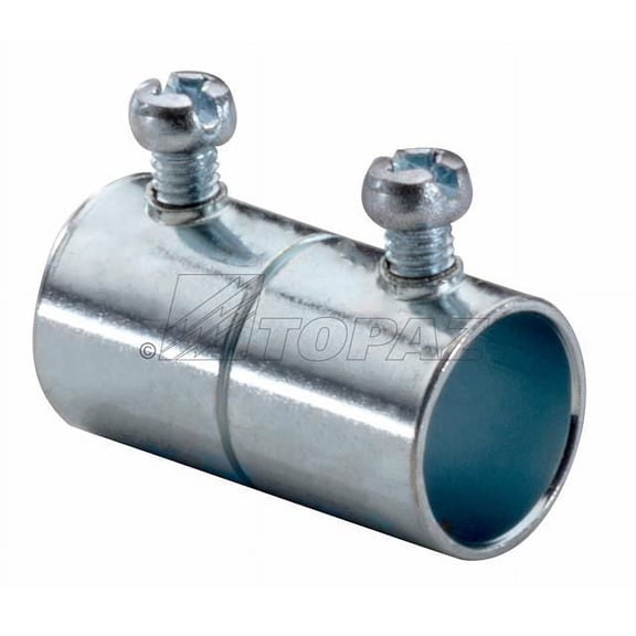Topaz 646S Set Screw Coupling, Steel, 2"