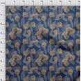 thumbnail image 4 of oneOone Cotton Poplin Twill Medium Blue Fabric Tropical Sewing Fabric By The Yard Printed Diy Clothing Sewing Supplies 56 Inch Wide, 4 of 4