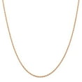 thumbnail image 2 of 14K Rose Gold 1.50mm Diamond Cut Rope with Lobster Clasp Chain Necklace Size 30, 2 of 4