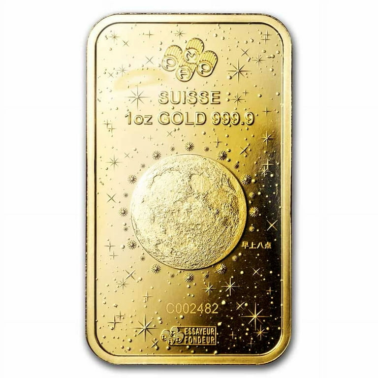 PAMP 2024 1 oz Gold Bar - Lunar Legends Azure Dragon (In Assay