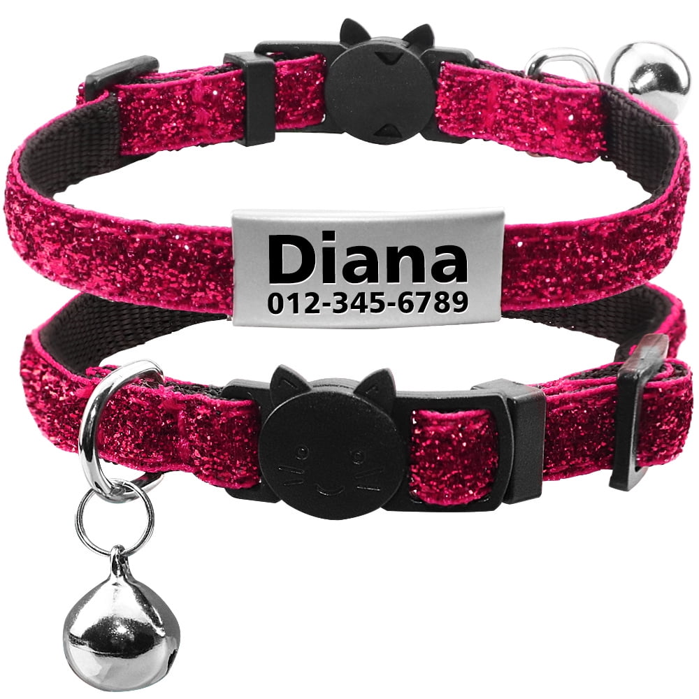 Custom Cat Collars With Bells Personalize Your Cat s ID Style Walmart