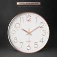 thumbnail image 3 of CAROOTU Quartz Wall Clock Plastic Fashion Design Clocks For Home Decor Living Room, 3 of 5