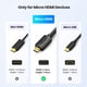 thumbnail image 3 of Adaptador de cable UGREEN Micro HDMI a HDMI 4K 60 Hz 1,8 m, 3 of 9
