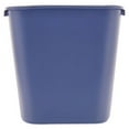 thumbnail image 3 of Medium Deskside Recycling Container, Rectangular, Plastic, 28.13 Qt, Blue | Bundle of 5 Each, 3 of 6