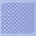 thumbnail image 1 of Ahgly Company Machine Washable Indoor Square Transitional Heavenly Blue Area Rugs, 5' Square, 1 of 7