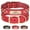 Red, variant on Didog Leather Personalised Dog Collar Engraved Nameplate for Small Medium Large Dogs