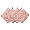 thumbnail image 4 of DOLITY 4Pcs Household Cleaning Cloths Hand Towel Multifunctional Dishtowels for Apricot, 4 of 9